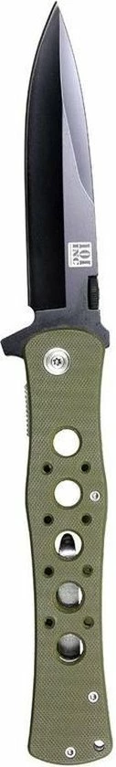 101inc Metalen Zakmes / Survival Mes Groen Met G10 Handvat - Inklapbaar - 27 Cm 3 101inc Metalen Zakmes / Survival Mes Groen Met G10 Handvat - Inklapbaar - 27 Cm