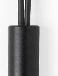 Merkloos Kleine Zaklamp Led – Lampje Op Batterijen - Sleutelhanger Lamp – Alluminium - Zwart