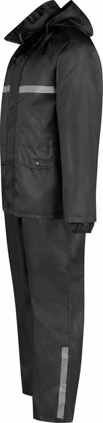 BJØRNSON Dusch Regenpak Dames & Heren - Waterdicht - Maat M - Zwart 28 BJØRNSON Dusch Regenpak Dames & Heren - Waterdicht - Maat M - Zwart - Afbeelding 26