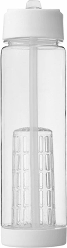 Happyshopper Waterfles Met Rietje - Fruit Filter - Tritan Drinkfles - Volwassenen - Wit 4 Happyshopper Waterfles Met Rietje - Fruit Filter - Tritan Drinkfles - Volwassenen - Wit - Afbeelding 2