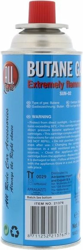 All Ride Butaan Gas / Navulgas 7 All Ride Butaan Gas / Navulgas - Afbeelding 5