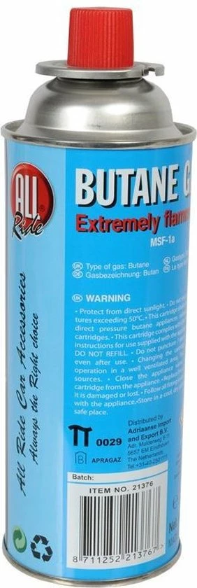 All Ride Butaan Gas / Navulgas 10 All Ride Butaan Gas / Navulgas - Afbeelding 8