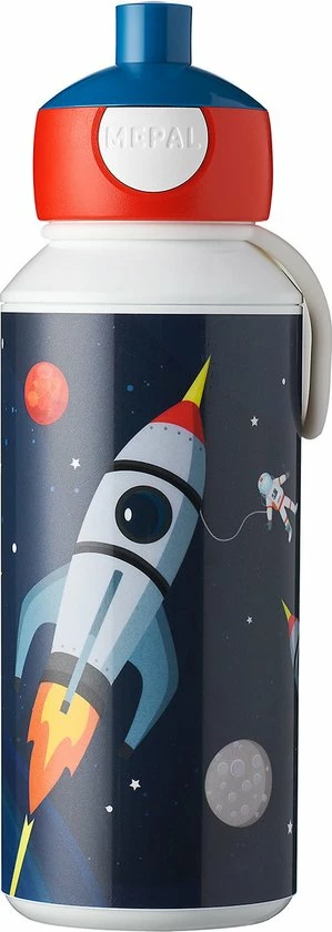 Mepal Drinkfles Pop-up Campus 400 Ml - Space 3 Mepal Drinkfles Pop-up Campus 400 Ml - Space