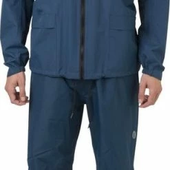 AGU Original Regenpak Essential - Blauw - XL - Dames & Heren - Waterdicht & Ademend -CeLaVi winkel 306x840