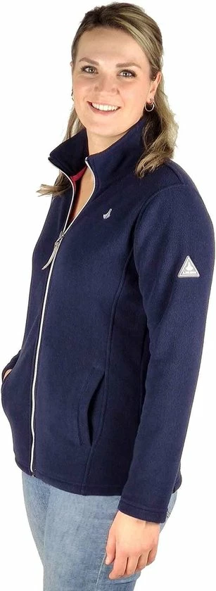 BJØRNSON Jenna Fleece Vest 4 Seizoenen Dames - Rits - Maat 40 - Donkerblauw 10 BJØRNSON Jenna Fleece Vest 4 Seizoenen Dames - Rits - Maat 40 - Donkerblauw - Afbeelding 8