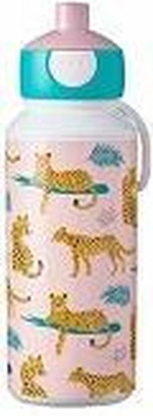 Mepal Pop-Up Drinkfles Luipaard 400 Ml 4 Mepal Pop-Up Drinkfles Luipaard 400 Ml - Afbeelding 2