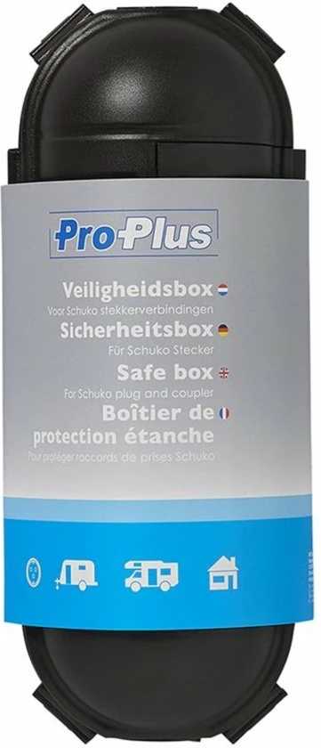 ProPlus Pro Plus Veiligheidsbox Voor Schuko Stekkerverbindingen - Zwart 7 ProPlus Pro Plus Veiligheidsbox Voor Schuko Stekkerverbindingen - Zwart - Afbeelding 5