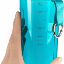 Drinkfles Herbruikbare Waterfles | 750 Ml Turquoise Lichtblauw | Vaatwasserbestendig Drinkbus Bidon | King Mungo KMDF016 -CeLaVi winkel 362x840