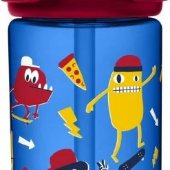 CamelBak Eddy+ Kids - Drinkfles - 400 Ml - Blauw (Skate Monsters) 14 CamelBak Eddy+ Kids - Drinkfles - 400 Ml - Blauw (Skate Monsters) -CeLaVi winkel 370x840
