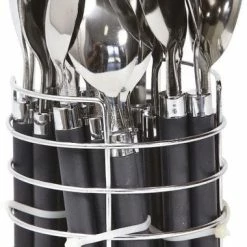 Bo-Camp - Bestekset - In Mandje - 24-Delig - 6 Persoons -CeLaVi winkel 380x840