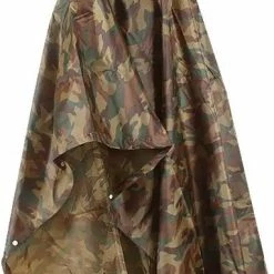 HomeShopXL Regenponcho / Fietsponcho Herbruikbaar Voor Volwassenen ( Dames En Heren ) - 200x110cm - 100% Ripstop Polyester - Camouflage -CeLaVi winkel 382x840