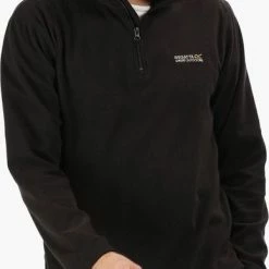 Regatta Thompson Fleece - Outdoortrui - Mannen - Maat L - Zwart -CeLaVi winkel 388x840 3