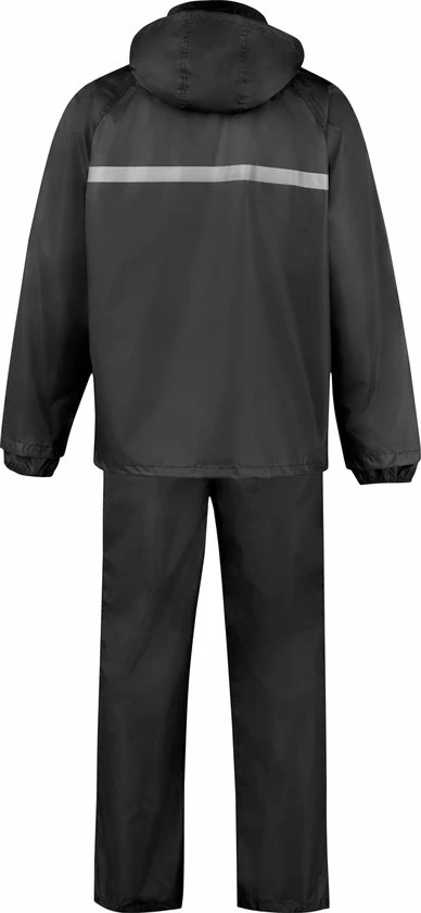 BJØRNSON Dusch Regenpak Dames & Heren - Waterdicht - Maat M - Zwart 24 BJØRNSON Dusch Regenpak Dames & Heren - Waterdicht - Maat M - Zwart - Afbeelding 22
