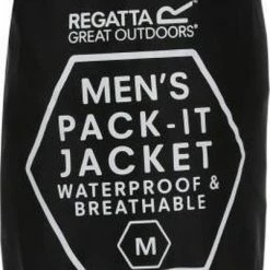 Regatta Pack It III Jas Heren, Zwart Maat 5XL -CeLaVi winkel 401x840