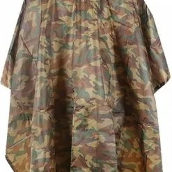 HomeShopXL Regenponcho / Fietsponcho Herbruikbaar Voor Volwassenen ( Dames En Heren ) - 200x110cm - 100% Ripstop Polyester - Camouflage -CeLaVi winkel 420x840 3