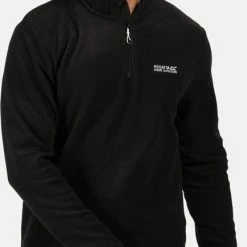 Regatta Thompson Fleece - Outdoortrui - Mannen - Maat L - Zwart -CeLaVi winkel 433x840 3