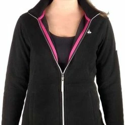 BJØRNSON Jenna Fleece Vest 4 Seizoenen Dames - Rits - Maat 42 - Zwart -CeLaVi winkel 440x840