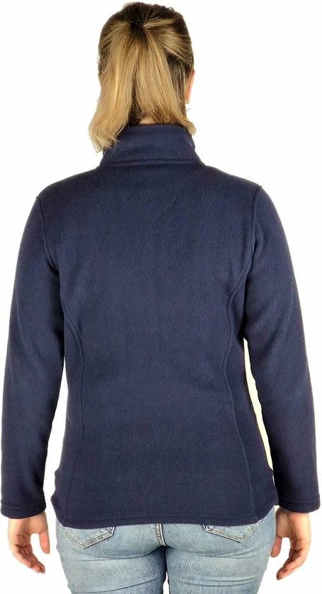BJØRNSON Jenna Fleece Vest 4 Seizoenen Dames - Rits - Maat 40 - Donkerblauw 11 BJØRNSON Jenna Fleece Vest 4 Seizoenen Dames - Rits - Maat 40 - Donkerblauw - Afbeelding 9