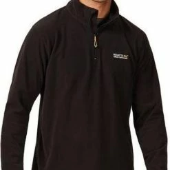 Regatta Thompson Fleece - Outdoortrui - Mannen - Maat L - Zwart -CeLaVi winkel 462x840 3