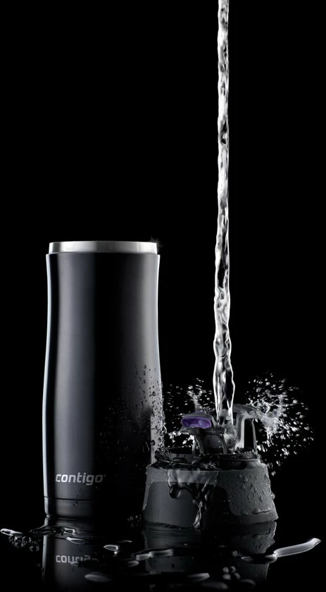 Contigo Westloop Drinkfles - Matte Black - 470ml - Zwart 10 Contigo Westloop Drinkfles - Matte Black - 470ml - Zwart - Afbeelding 8