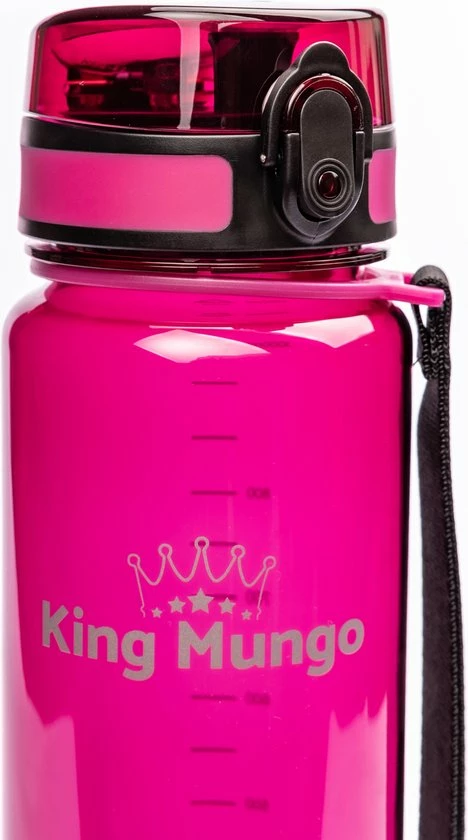 1 Liter Drinkfles - Vaatwasserbestendig - Sport Bidon Drinkbus King Mungo 1000ml Paars/rood 5 1 Liter Drinkfles - Vaatwasserbestendig - Sport Bidon Drinkbus King Mungo 1000ml Paars/rood - Afbeelding 3
