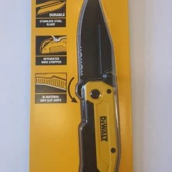 DeWalt Accessoires DeWalt DWHT0-10313 - Zakmes - 82mm - Robuuste Aluminium Behuizing - Geïntegreerde Stripmessen