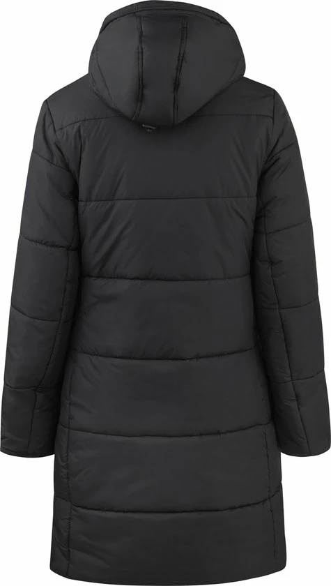 BJØRNSON FIA Winterparka Dames - Winddicht - Waterafstotend - Gewatteerd Gevoerd - Capuchon - Warm - Outdoor Damesjas - Winterjas - Maat 40 - Zwart 4 BJØRNSON FIA Winterparka Dames - Winddicht - Waterafstotend - Gewatteerd Gevoerd - Capuchon - Warm - Outdoor Damesjas - Winterjas - Maat 40 - Zwart - Afbeelding 2