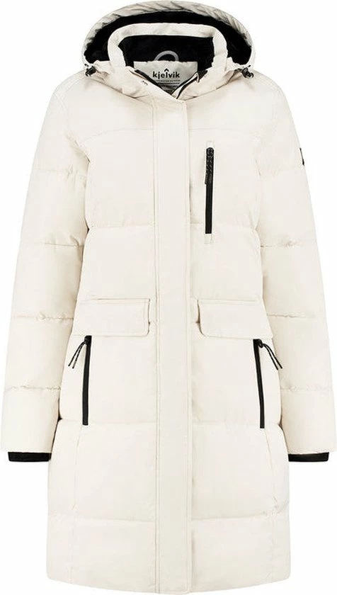 Kjelvik Dames Winterjas - Winterparka Dames - Clea - Sand - Maat 44 3 Kjelvik Dames Winterjas - Winterparka Dames - Clea - Sand - Maat 44