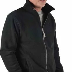BJØRNSON Maks Fleece Vest 4 Seizoenen Heren - Rits - Maat 3XL - Zwart -CeLaVi winkel 479x840 2