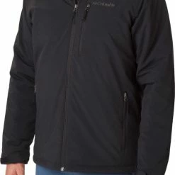 Columbia Gate Racer Heren Softshell Outdoor Jas - Black - Maat M -CeLaVi winkel 486x840 2