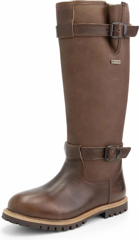 Travelin' Greenland Dames Outdoorlaarzen - Waterdicht En Gevoerde Wandellaars - Donkerbruin Leer - Maat 37 10 Travelin' Greenland Dames Outdoorlaarzen - Waterdicht En Gevoerde Wandellaars - Donkerbruin Leer - Maat 37 - Afbeelding 8