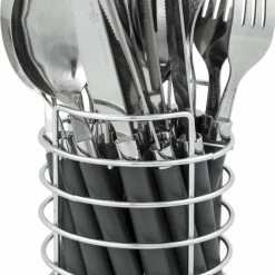 Bo-Camp - Bestekset - In Mandje - 24-Delig - 6 Persoons