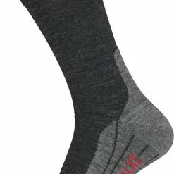 FALKE TK5 Wander Wandelsokken Mid-rise Zacht Thermisch Anti-blaar Antizweet Zonder Motief Met Elastische Boord Warm Admend Merinowol Grijs Heren Sportsokken - Maat 44-45 -CeLaVi winkel 497x840 4