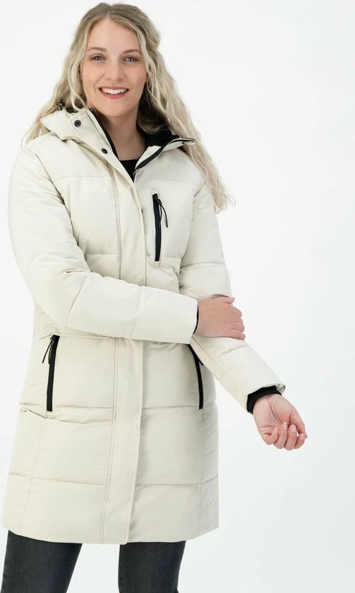 Kjelvik Dames Winterjas - Winterparka Dames - Clea - Sand - Maat 44 4 Kjelvik Dames Winterjas - Winterparka Dames - Clea - Sand - Maat 44 - Afbeelding 2