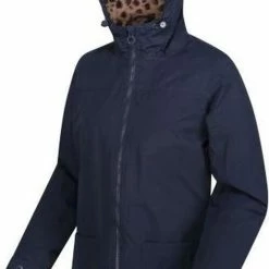 Bergonia II Waterdichte, Geïsoleerde Regenjas Met Capuchon Van Regatta Voor Dames, Outdoorjas, Marineblauw Blauw 16 Bergonia II Waterdichte, Geïsoleerde Regenjas Met Capuchon Van Regatta Voor Dames, Outdoorjas, Marineblauw Blauw -CeLaVi winkel 516x840