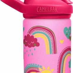 CamelBak Eddy+ Kids Single Wall SST - Drinkfles - 400 Ml - Roze (Rainbows) -CeLaVi winkel 526x840 3