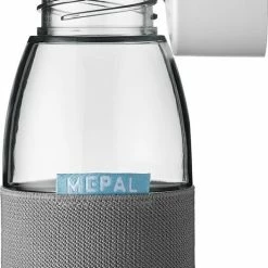 Mepal – Waterfles Ellipse – 500 Ml – Wit – Drinkfles Volwassenen – Geschikt Voor Koolzuurhoudende Dranken – Lekvrij -CeLaVi winkel 526x840 4