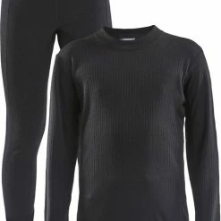 Craft Core Dry Baselayer Thermoset Kids - Zwart - Maat 146