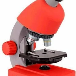 Bresser Junior Microscoop – 40x640x – Rood – Incl. Accessoirespakket – Voor Transparante Preparaten -CeLaVi winkel 536x840