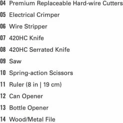 Leatherman Multitool Wave Plus Black 18-delig Met Molle Nylon Schede - Zwart -CeLaVi winkel 540x840 1