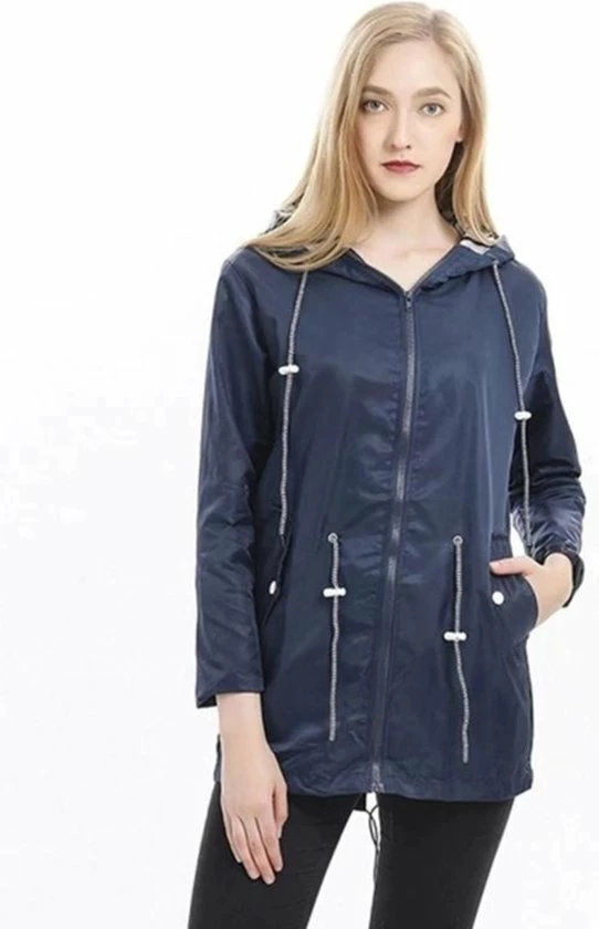 Merkloos Waterdichte Jas - Dames - Speciale Regenjas - Lichtgewicht Jas - Geel - Maat XS 7 Merkloos Waterdichte Jas - Dames - Speciale Regenjas - Lichtgewicht Jas - Geel - Maat XS - Afbeelding 5