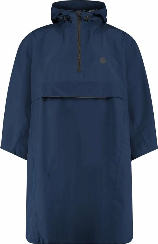 AGU Grant Regenponcho Essential Unisex - Navy Blauw - One Size - Dames & Heren - Waterdicht & Ademend 3 AGU Grant Regenponcho Essential Unisex - Navy Blauw - One Size - Dames & Heren - Waterdicht & Ademend