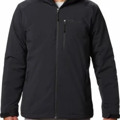 Columbia Gate Racer Heren Softshell Outdoor Jas - Black - Maat M