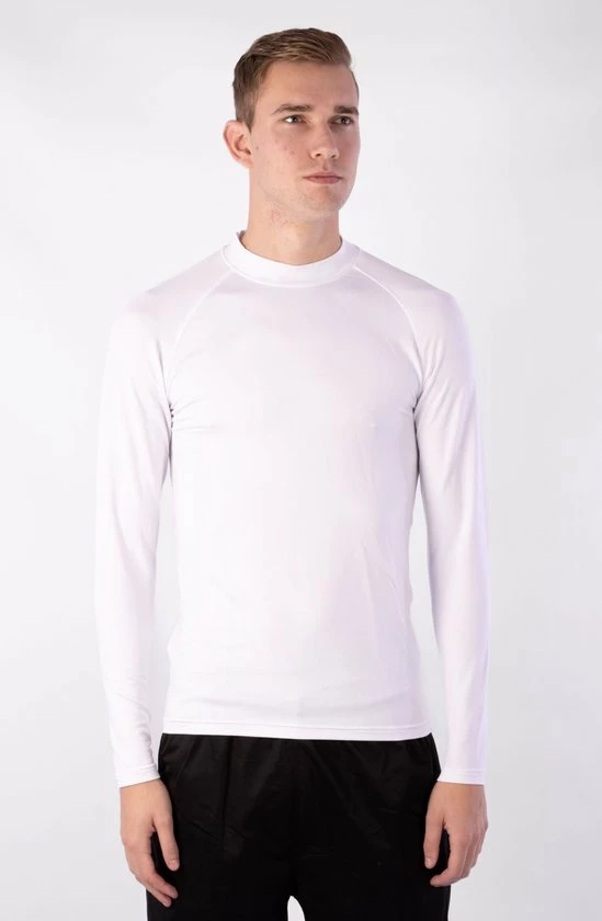 Avento Shirt Base Layer Lange Mouw - Mannen - Wit - Maat M 7 Avento Shirt Base Layer Lange Mouw - Mannen - Wit - Maat M - Afbeelding 5