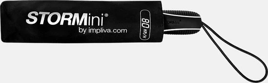 Impliva STORMini Stormparaplu - 80km/h - Ø 100 Cm - Zwart 5 Impliva STORMini Stormparaplu - 80km/h - Ø 100 Cm - Zwart - Afbeelding 3