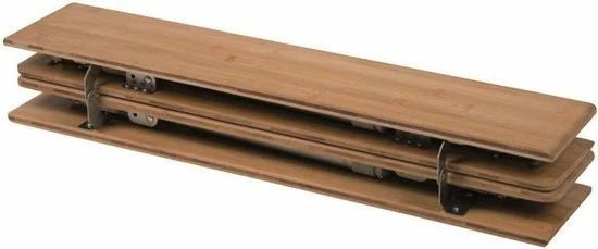 Bo-Camp Urban Outdoor Campingtafel - Opvouwbaar - Morris - Bamboe 7 Bo-Camp Urban Outdoor Campingtafel - Opvouwbaar - Morris - Bamboe - Afbeelding 5