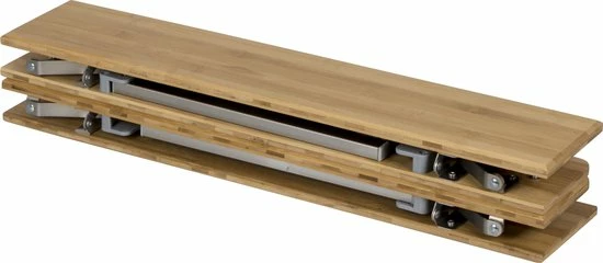 Bo-Camp Urban Outdoor Campingtafel - Opvouwbaar - Morris - Bamboe 6 Bo-Camp Urban Outdoor Campingtafel - Opvouwbaar - Morris - Bamboe - Afbeelding 4