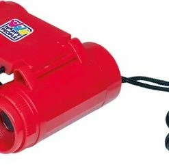Merkloos Speelgoed Verrekijker Rood Voor Kinderen 9,5 Cm - Speelgoed - Safari Verkennen - Ontdekkingsreis - Verrekijkers Voor Kinderen