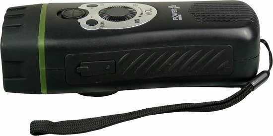 POWERplus Wolf Dynamo 3 LED Zaklamp FM Scan Radio | Opwindbare Radio En Zaklamp | Met Ingebouwde Oplaadbare Batterij | Dynamo En USB Oplaadbaar 6 POWERplus Wolf Dynamo 3 LED Zaklamp FM Scan Radio | Opwindbare Radio En Zaklamp | Met Ingebouwde Oplaadbare Batterij | Dynamo En USB Oplaadbaar - Afbeelding 4