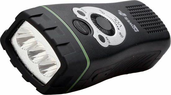 POWERplus Wolf Dynamo 3 LED Zaklamp FM Scan Radio | Opwindbare Radio En Zaklamp | Met Ingebouwde Oplaadbare Batterij | Dynamo En USB Oplaadbaar 5 POWERplus Wolf Dynamo 3 LED Zaklamp FM Scan Radio | Opwindbare Radio En Zaklamp | Met Ingebouwde Oplaadbare Batterij | Dynamo En USB Oplaadbaar - Afbeelding 3
